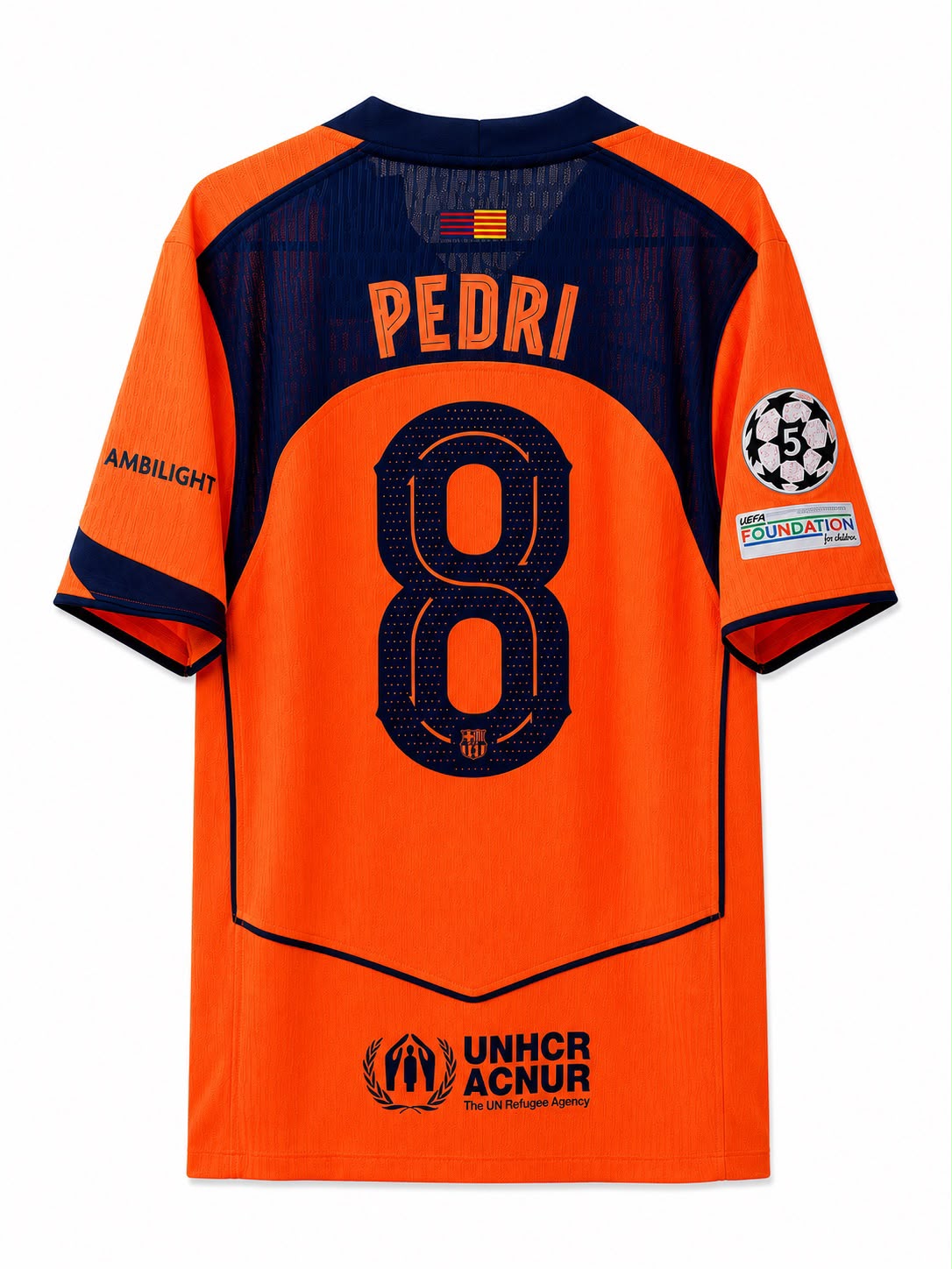 Jersey Barcelona Alternativo 2025 Version jugador (Dorsal Pedri 8) image 3