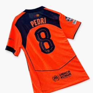 Jersey Barcelona Alternativo 2025 Version jugador (Dorsal Pedri 8)