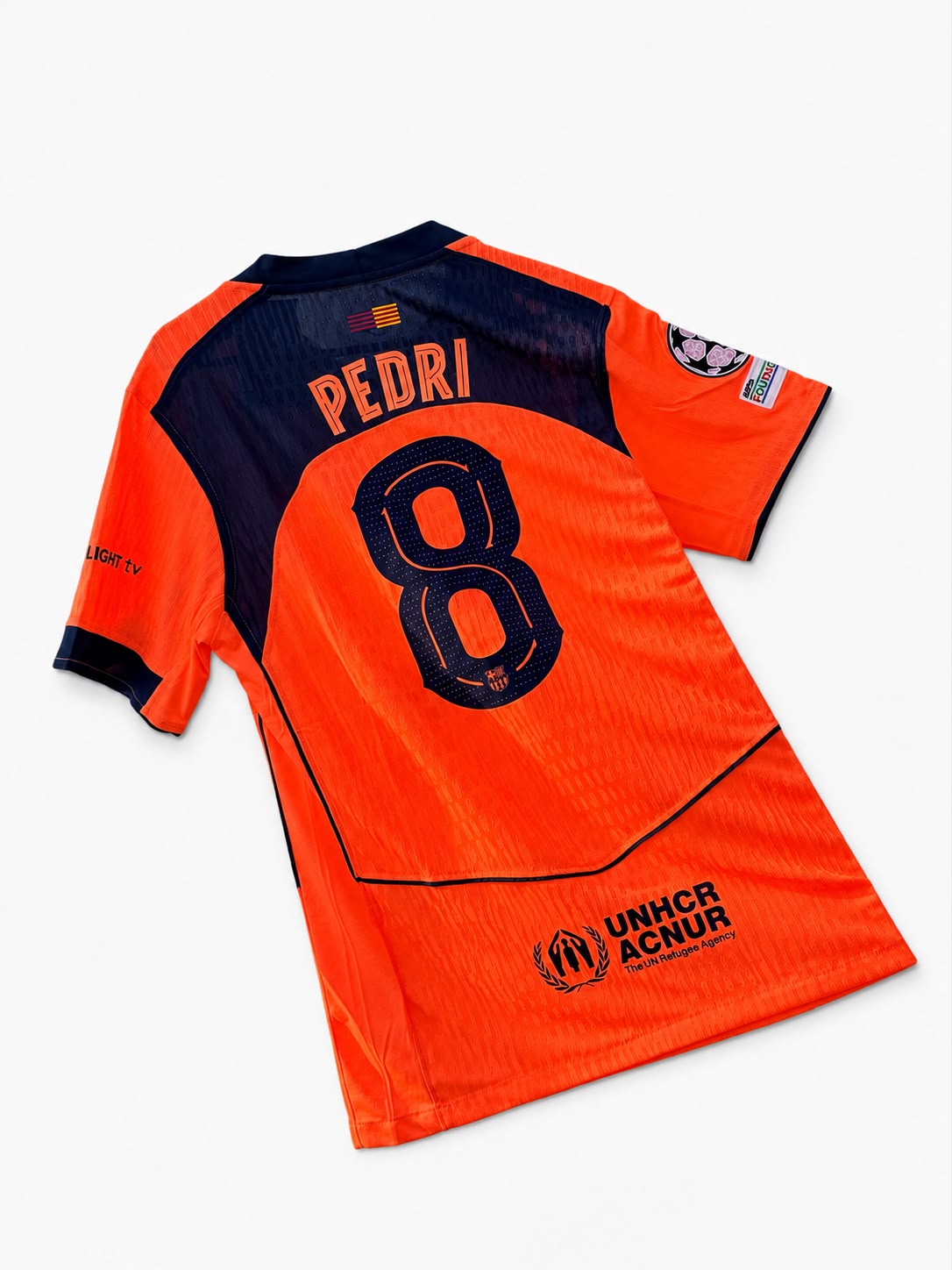 Jersey Barcelona Alternativo 2025 Version jugador (Dorsal Pedri 8) image 1