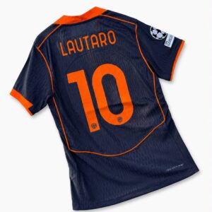Jersey Inter de Milan Alternativo 2025 Version jugador (Dorsal Lautaro 10)