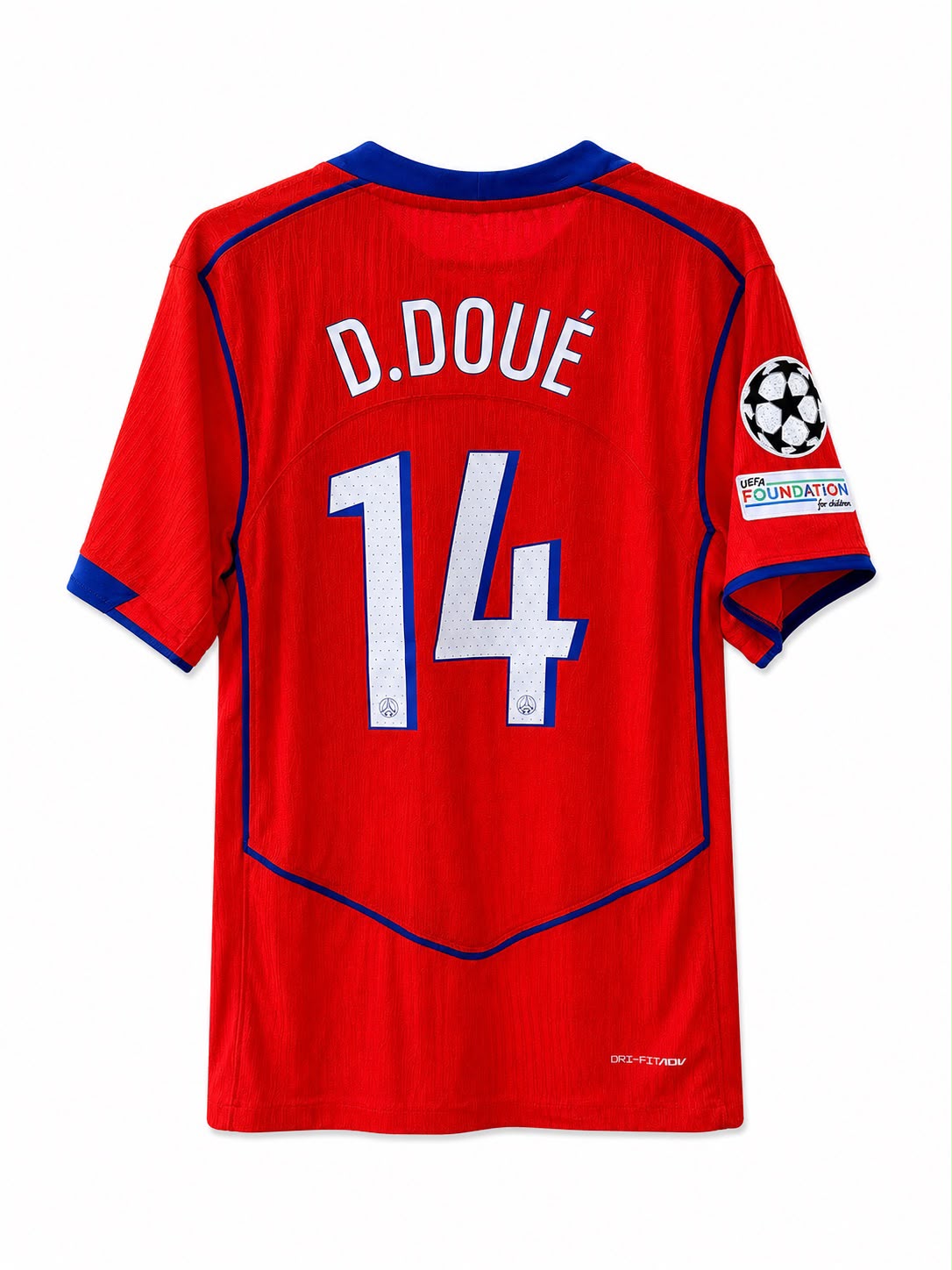 Jersey PSG Alternativo 2025 Version jugador (Dorsal Doue 14) image 3