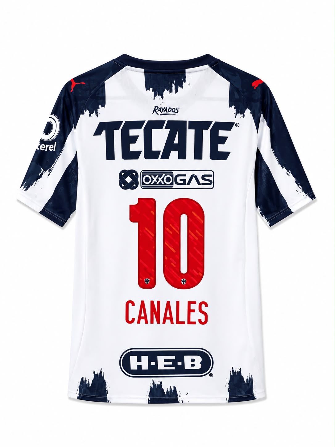 Jersey Monterrey Local 2025 Version Jugador (Dorsal Canales 10) image 1
